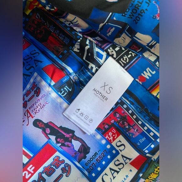 MOTHER  Jacket Womens Size XS Black The Long Chopper Faux Leather Regular Fit - Picture 12 of 16